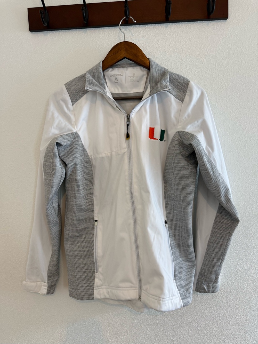 Antigua Miami Hurricanes Women's Colorblock Full Zip Jacket Size [Insert Size]